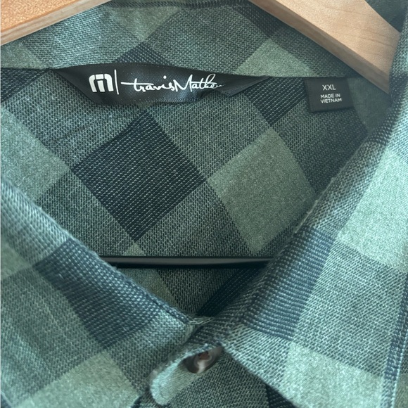 Travis Mathew Gingham Check button up shirt - Picture 4 of 4